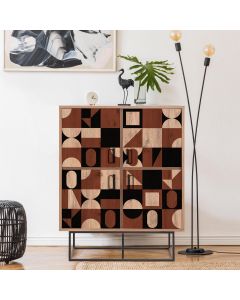 HANAH HOME Komoda za dnevnu sobu Quantum Solo, chess