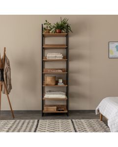 HANAH HOME Polica za kupatilo Dynamic 05, braon/crna - 863SPH5407