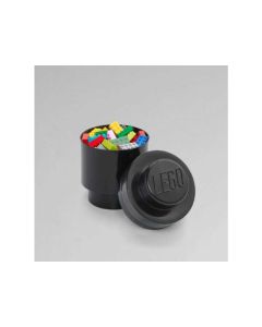 LEGO Kutija za odlaganje okrugla - crna - 86588