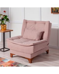 ATELIER DEL SOFA Fotelja Kelebek Berjer, roze - 867UNQ1038