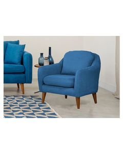 ATELIER DEL SOFA Fotelja Soli Berjer, tamnoplava - 867UNQ1050