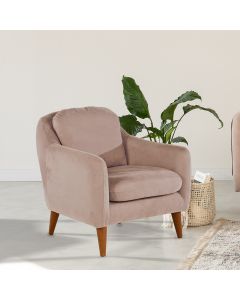 ATELIER DEL SOFA Fotelja Soli Berjer, bež - 867UNQ1052