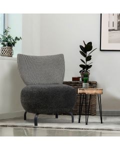 ATELIER DEL SOFA Fotelja Loly, antracit - 867UNQ1063