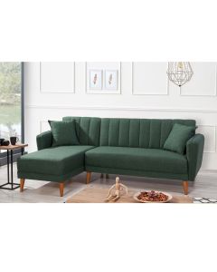 ATELIER DEL SOFA Ugaona garnitura Aqua, leva, tamnozelena - 867UNQ1405