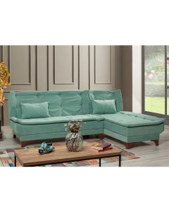ATELIER DEL SOFA Ugaona garnitura Kelebek, desna, zelena - 867UNQ1416
