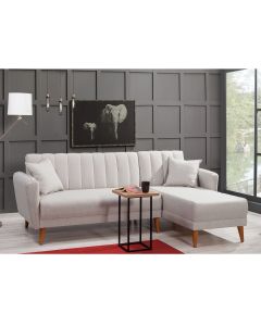 ATELIER DEL SOFA Ugaona garnitura Aqua, desna, krem - 867UNQ1430