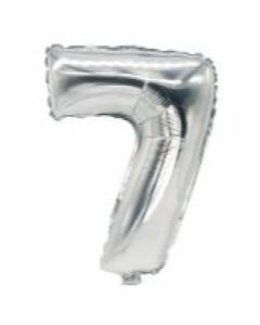 DOMY Balon folija br.7, srebrna - 86837