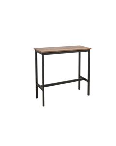 HANAH HOME Barski sto Mola 100 Barok, crna/braon