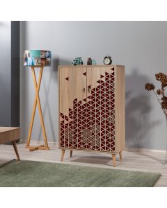 HANAH HOME Komoda za dnevnu sobu Multibox - 122, svetlo braon