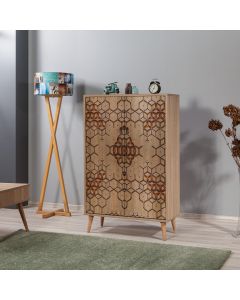 HANAH HOME Komoda za dnevnu sobu Multibox - 720, svetlo braon