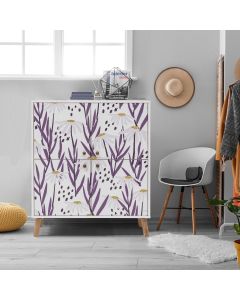 HANAH HOME Komoda za dnevnu sobu Multilüx Daisy, bela