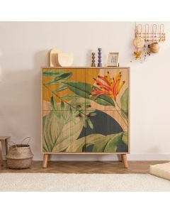 HANAH HOME Komoda za dnevnu sobu Multilüx Saka, svetlo braon