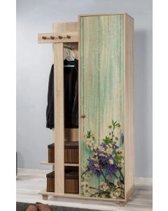 HANAH HOME Ormar za predsoblje sa čivilukom Garmanto 90 - 727