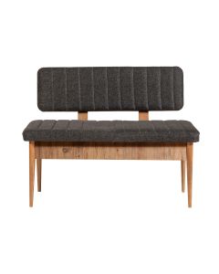 HANAH HOME Klupa Vina Bank, antracit/braon