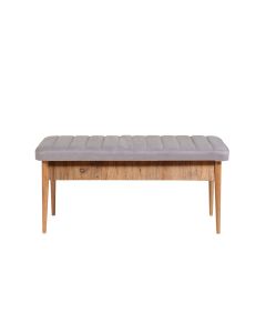 HANAH HOME Klupa Vina  Soho, braon/siva