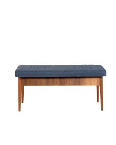 HANAH HOME Klupa Vina, tamno plava/braon