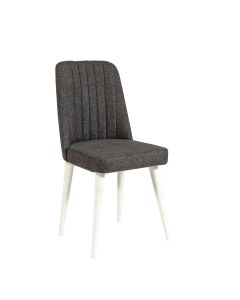 HANAH HOME Trpezarijska stolica Stormi Sandalye, antracit/bela