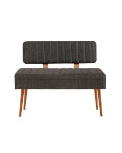 HANAH HOME Klupa Vina 1053 - 2, antracit/braon