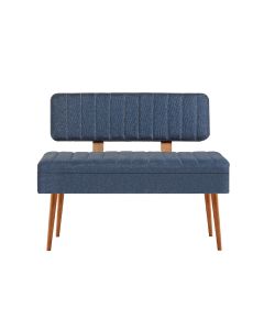 HANAH HOME Klupa Vina 1048 - 2, tamnoplava/braon