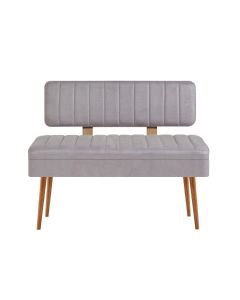 HANAH HOME Klupa Vina 0701 - 1, siva/braon