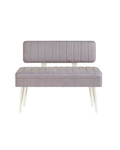 HANAH HOME Klupa Vina 0701 - 1, siva/bela