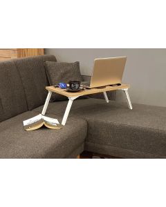 HANAH HOME Stočić za laptop Gusto Cats, bež