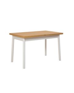 HANAH HOME Trpezarijski sto Oliver open, bela/braon - 869VEL8106