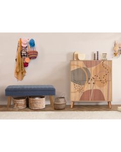 HANAH HOME Cipelarnik i klupa Multilux - Form - 1048