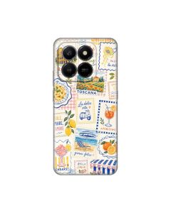 Maska za Honor X7d 4G/400 Smart 5G Toscana Collage Silikonska Print
