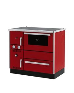 ALFA PLAM Šporet na čvrsto gorivo Alfa term 20 L NR Eco, desni, crvena - 13842