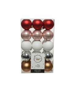 DECORIS Novogodišnje kugle sa X-mas, set 1/30 - 8720194934197