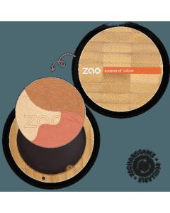 ZAO MAKEUP Rumenilo-hajlajter mozaik - Gold medium (351)