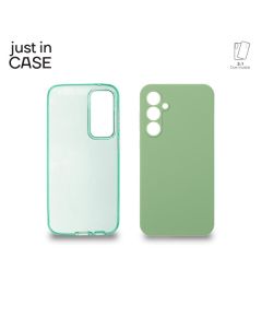 JUST IN CASE Maska 2u1 Extra case MIX za Samsung S23 FE, zelena - MIX223GN