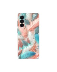 Maska za Samsung A175F Galaxy A17 Pastel Feathers Silikonska Print - 8020964