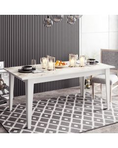 HANAH HOME Trpezarijski sto Polka, bela - 875ZNA2906