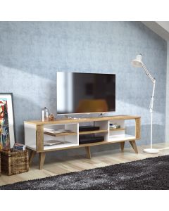 HANAH HOME TV komoda Ionis, braon/bela - 875ZNA3042