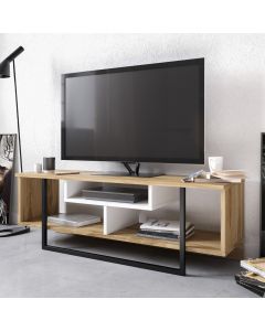 HANAH HOME TV komoda Asal, krem/bela - 875ZNA3048
