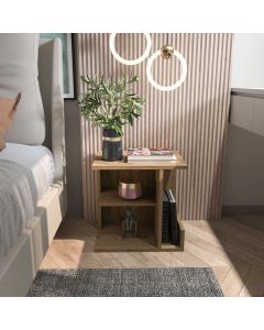 HANAH HOME Noćna polica Karamira, braon