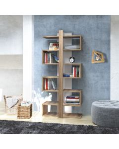 HANAH HOME Polica za knjige Ionis, svetlobraon - 875ZNA3644