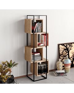 HANAH HOME Polica za knjige Prada, krem/crna - 875ZNA3657