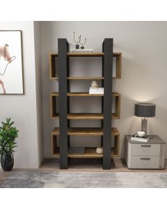 HANAH HOME Polica Reina, braon/antracit