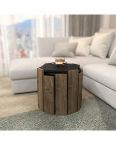 HANAH HOME Set klub stolova Lori, antracit/braon