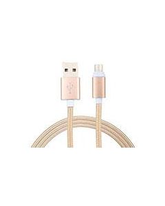 ALPHA STAR Kabl USB2.0 na Micro USB 2M, upleten, zlatna - 024049