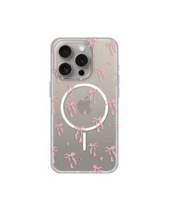 Maska za iPhone 16 Pro 6.3 Cute Bows Print Magsafe - 8021061