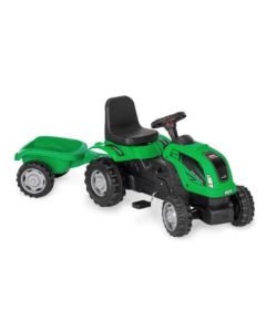 Traktor na pedale sa prikolicom, zelena - 88-10114