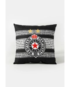 PARTIZAN Ukrasni jastuk 40x40cm Himna, crna - 880-5