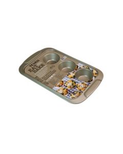 TEXELL Modla za mafine i projice 6 rupa Gold Line - TPGL-M183