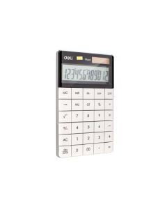 DELI Kalkulator stoni E1589P beli - 891415