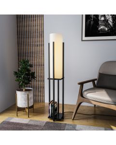 OPVIQ Podna lampa Shelf Lamp 8125, crna/bela