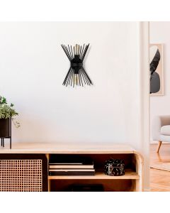 OPVIQ Zidna lampa Kirpi 3091, crna